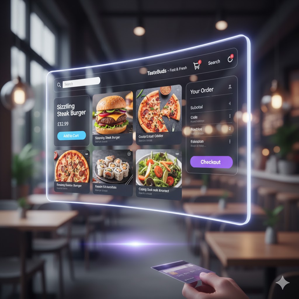 Food Ordering Website Interface
