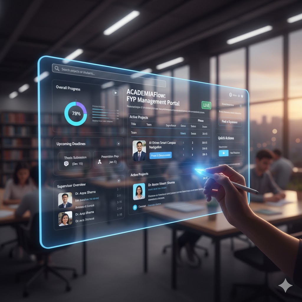 FYP Management System Dashboard